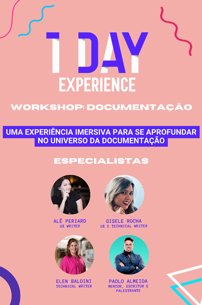 1 Day Experience: Documentações